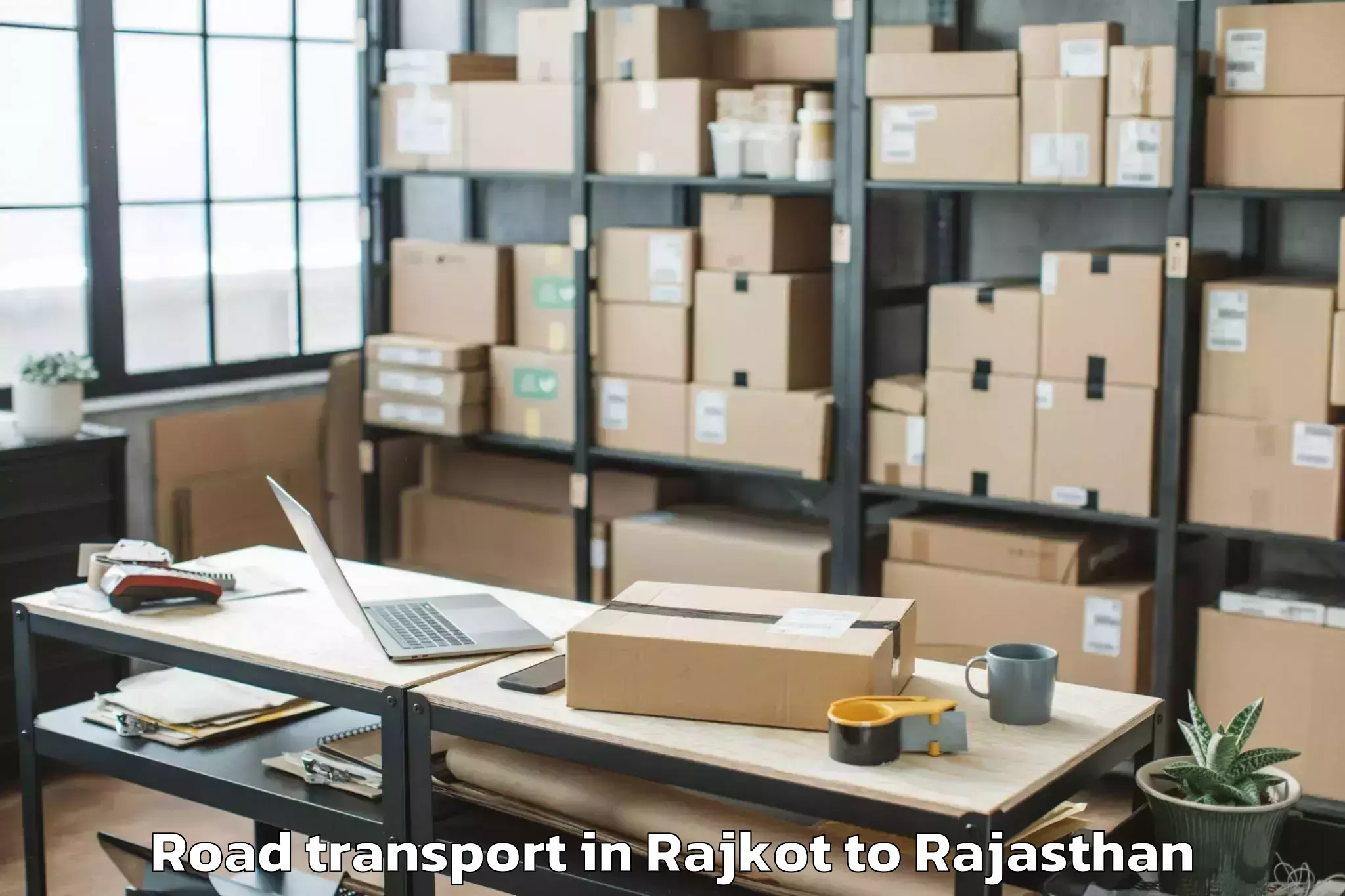 Get Rajkot to Dausa Road Transport